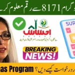 احساس پروگرام 8171 سے رقم معلوم کرنے کا طریقہ 2025 | گھر بیٹھے پیسے چیک کریں